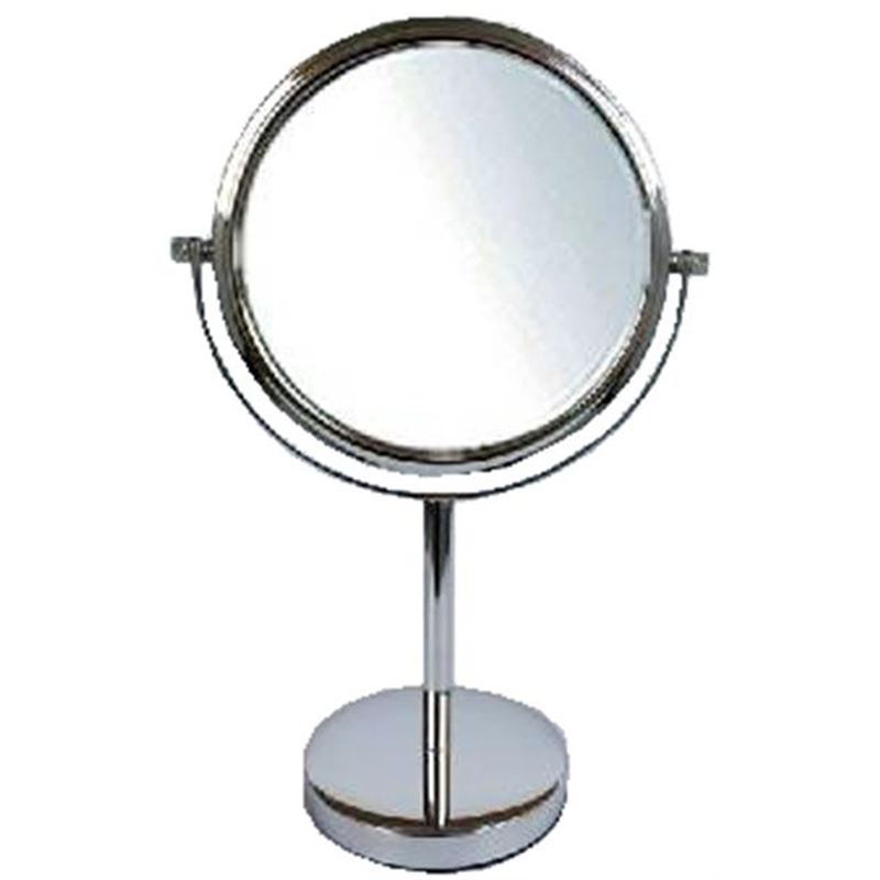 Benzer – Olssen Polished Steel Bathroom Mirror