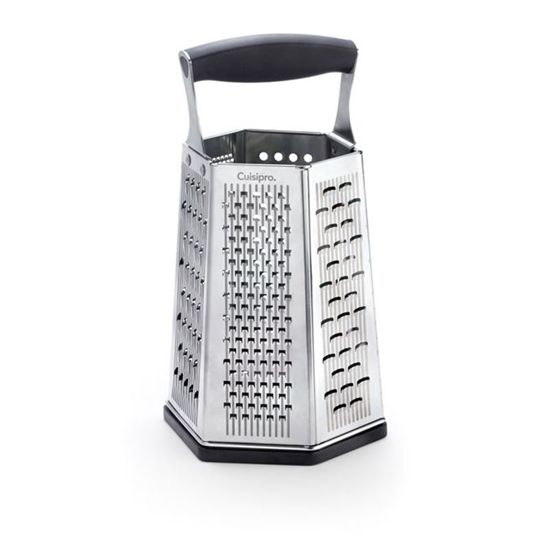 Professional Box Grater, Stainless Steel With 4 Sides, Best For Parmesan  Cheese, Vegetables, Ginger, Xl Size, Black - Temu