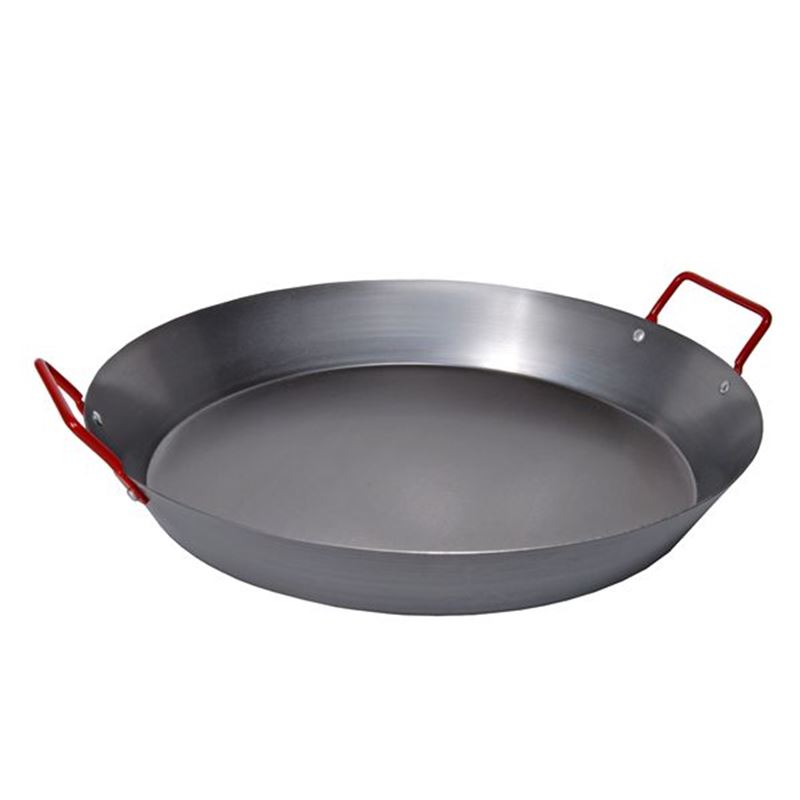 Las Palmas – Carbon Steel XL Paella Pan with Red Handle 40cm