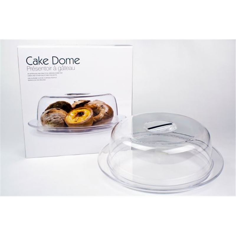 Pizzazz – Acrylic Cake Dome with Plate 35cm