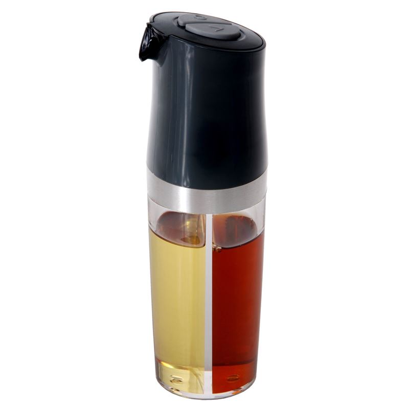 Zuhause – Kombi 2 in 1 Oil and Vinegar Pourer 19cm Charcoal
