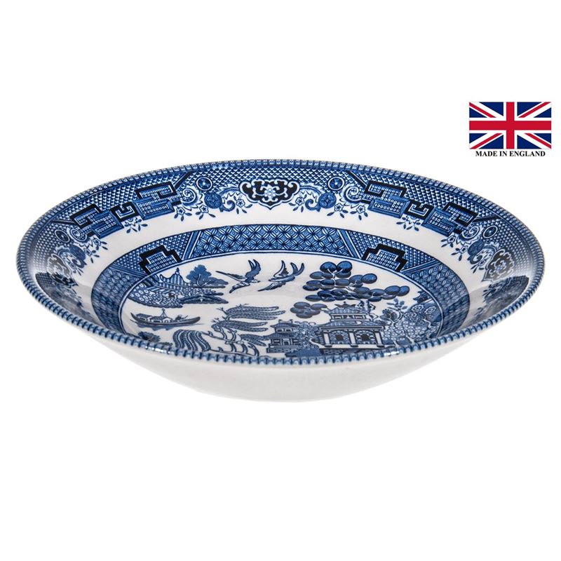 Queens by Churchill – Blue Willow Coupe Bowl 20cm (Made in England)
