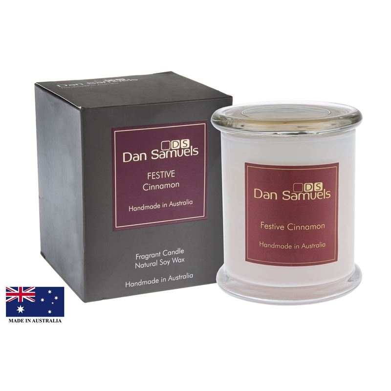 Dan Samuels – Festive Cinamon Apple Metro Jar Filled Candle 340ml(Hand Made in Australia)