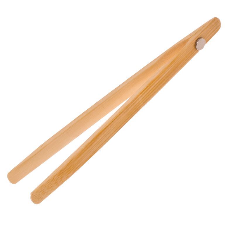 Appetito – Bamboo Toast Tongs with Magnet 20cm – Victoria's Basement