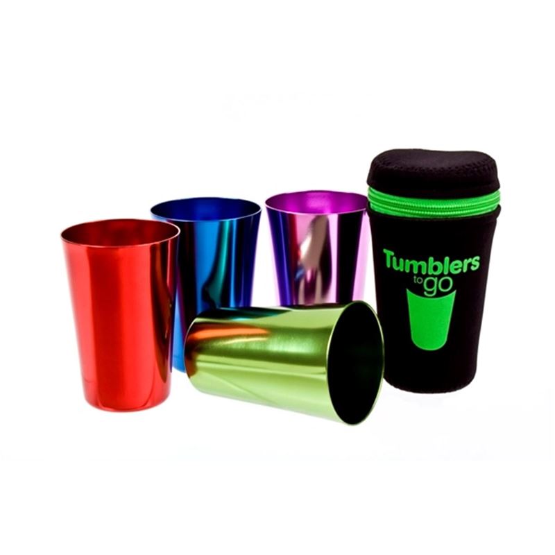 D-Line – Go Anodised Tumblers to Go 265ml set of 4