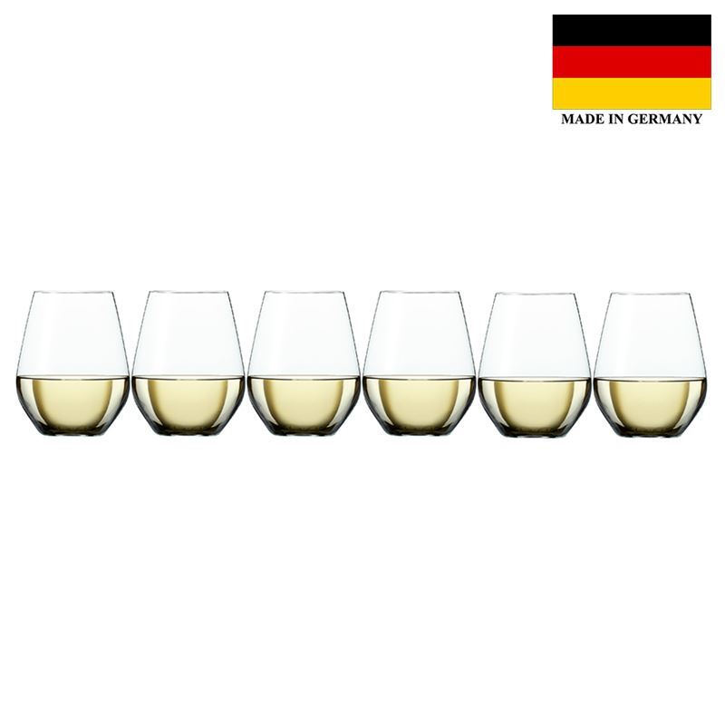 Zuhause – Style Stemless White Wine 460ml Set of 6 (Made in Germany)