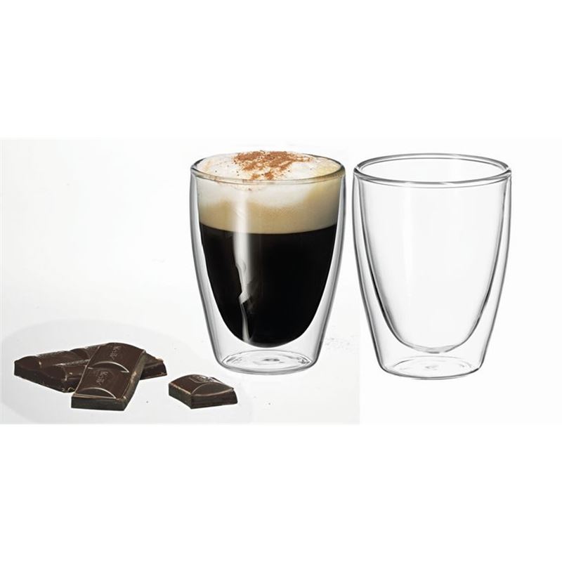 Avanti – CAFFE SET OF 2 Double Wall Glass Latte Cups – 250ml
