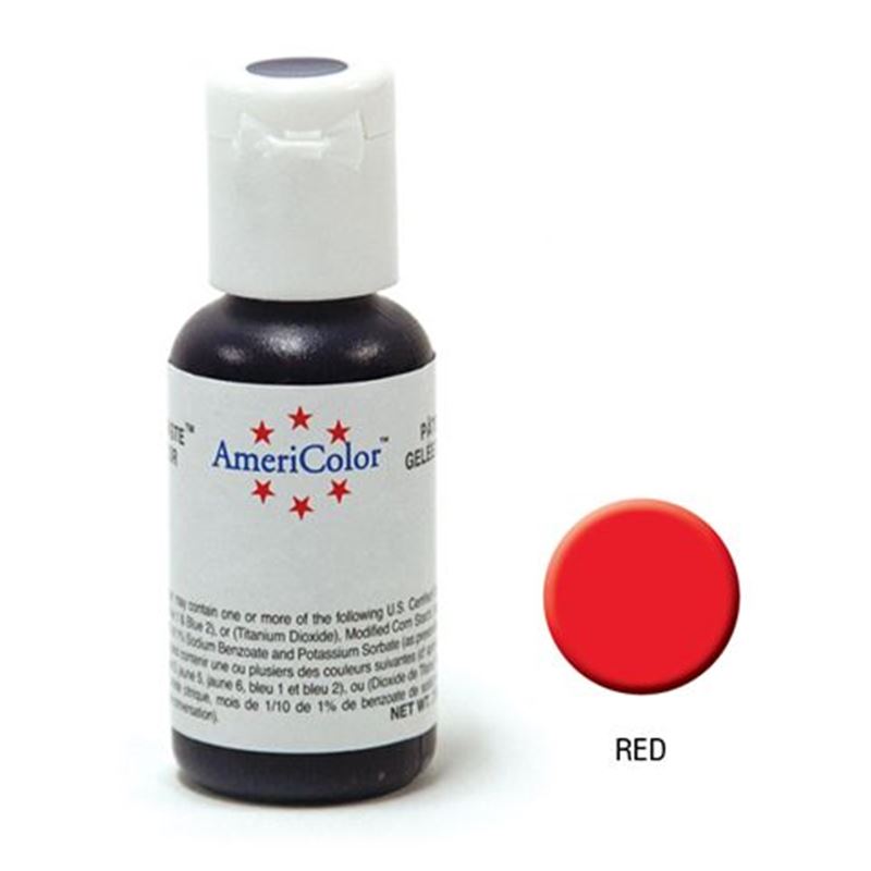 AmeriColor – Soft Gel Paste 21.3g Red Red