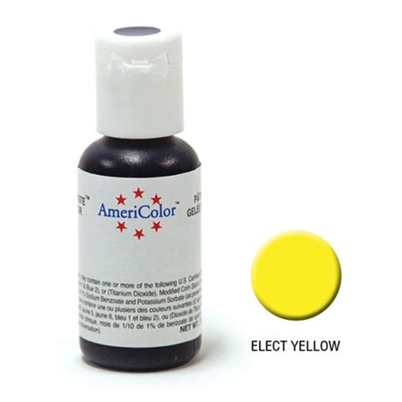 AmeriColor – Soft Gel Paste 21.3g Electric Yellow