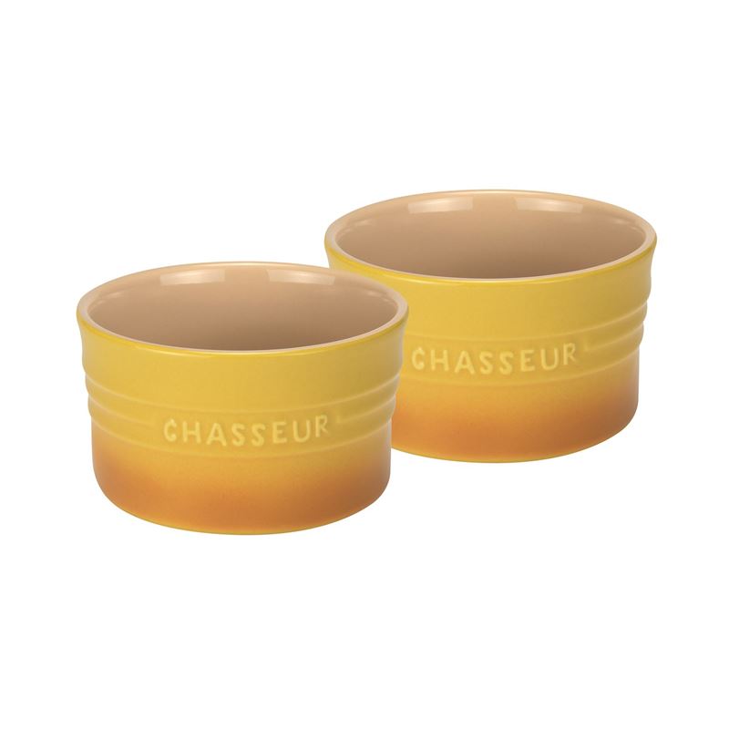 Chasseur – La Cuisson Ramekins set of 2 10cm 280ml Yellow
