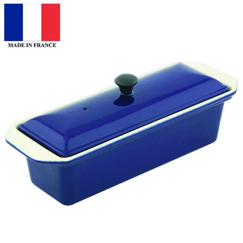 Chasseur Cast Iron – French Blue Terrine 28cm (Made in France)