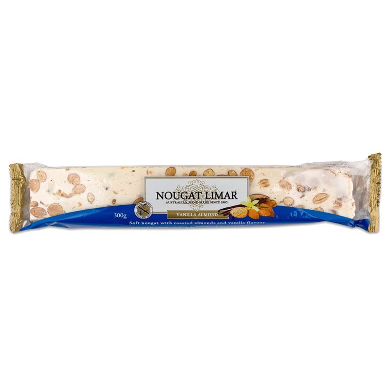 Nougat Limar – Vanilla Almond Nougat Full Log 300g(Made in Australia)