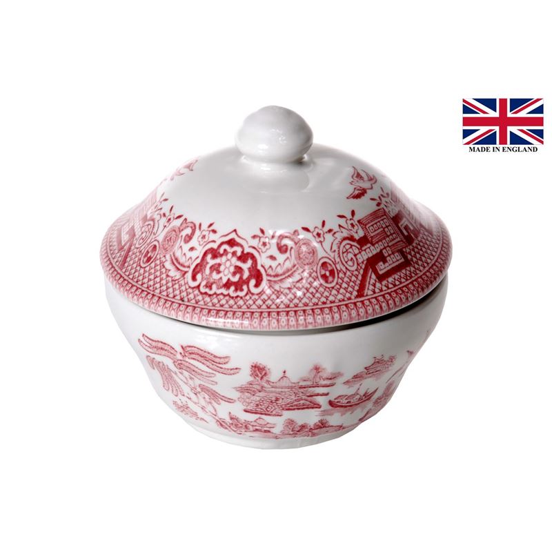 Churchill – Pink Willow Covered Sugar Bowl 160ml (Made in England)