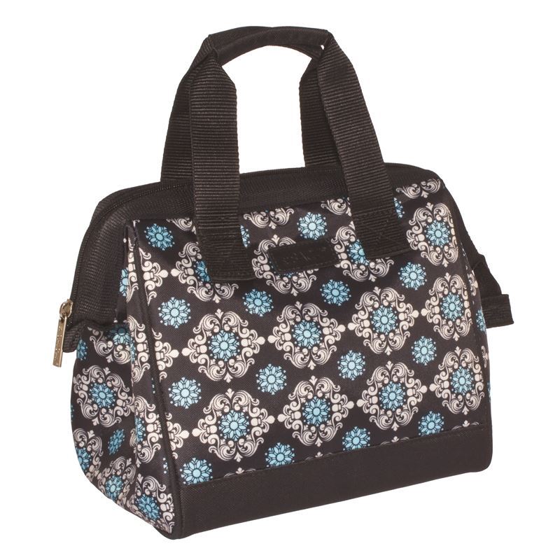 Sachi – Style 34 Insulated Lunch Bag Black Medallion