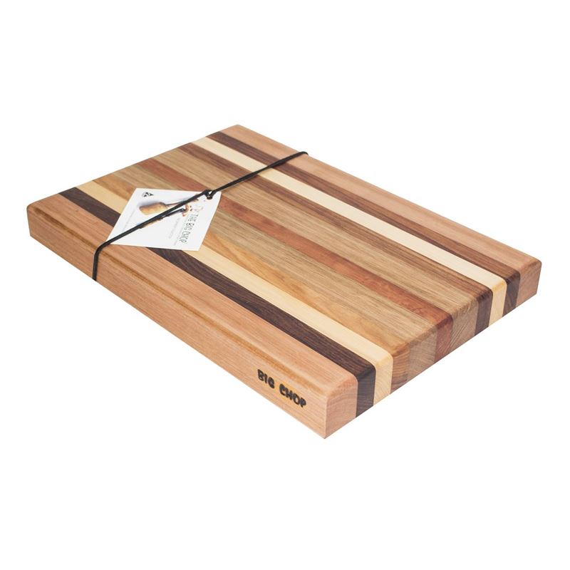 Big Chop – Derwent River 5 Timbers Rectangular Chopping Board 40x27x4cm (Made in Australia)
