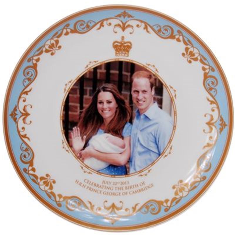 Royal Crest – Fine Bone China Prince George Commemorative Plate 20cm