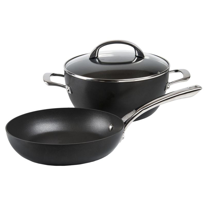 Anolon Professional+ – Covered Casserole 5.2 ltr and 24cm Skillet Pack