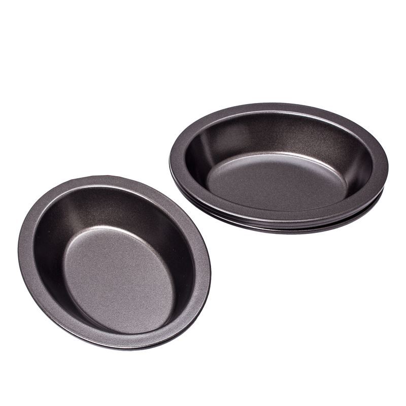 Daily Bake – Non Stick Oval Pie Dish 14x10cm Set of 4