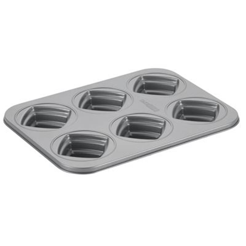 Cake Boss – Non-Stick 6 Cup Cakelette Pan Stacked Square