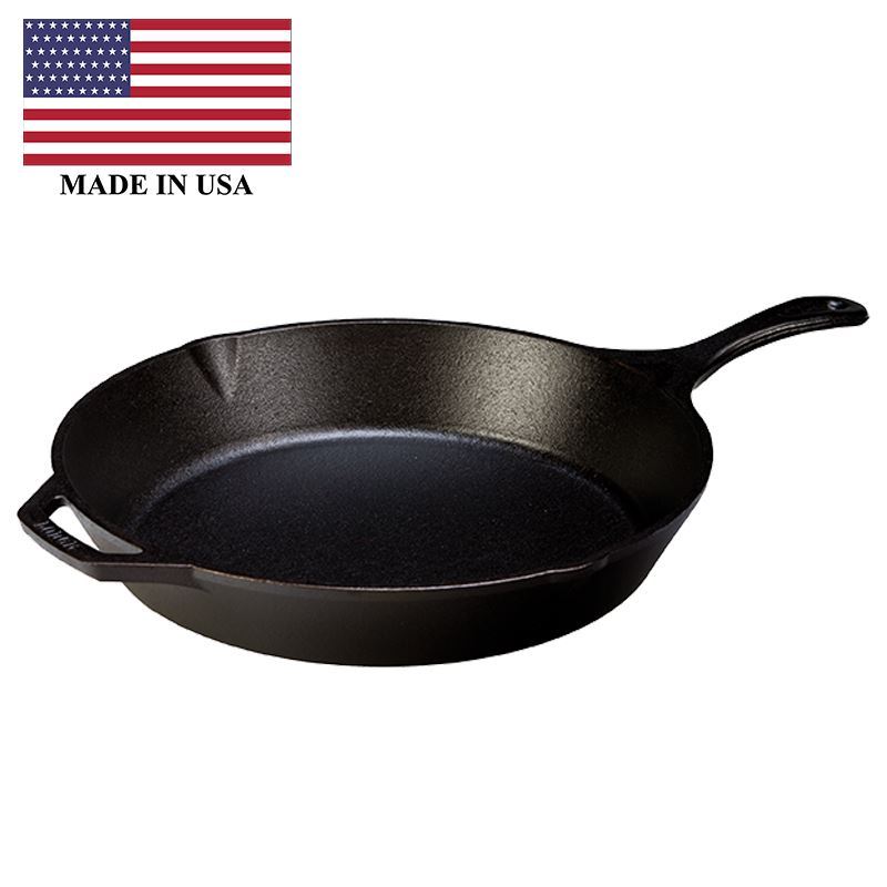 Lodge – Logic Cast Iron Extra Large Skillet 33.7cm (Made in the U.S.A)