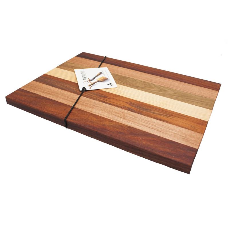 Big Chop – Gordon River Collection Rectangular Chopping Board 40x27x2.5cm 7 Timber (Made in Australia)