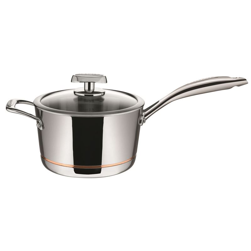 Scanpan – Axis Covered Saucepan 20cm 3.5Ltr – 5 Layer Stainless Steel with Copper Core