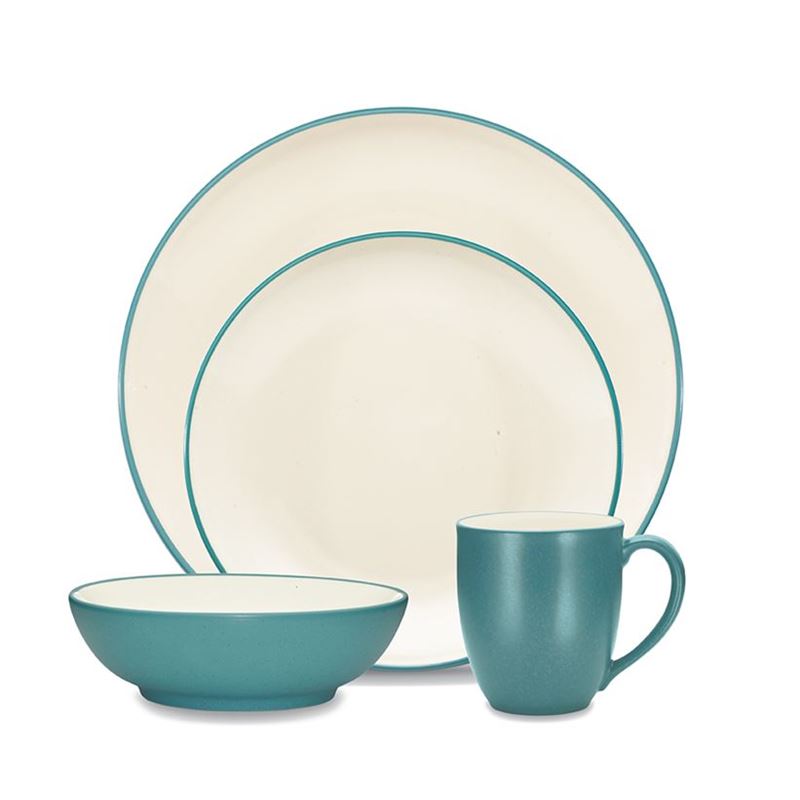 Noritake – ColourWave Turquoise 16pc Dinner Set