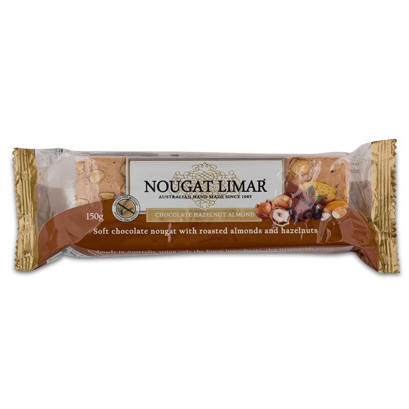 Nougat Limar – Chocolate, Almond and Hazelnut Nougat Half Log 150g(Made in Australia)