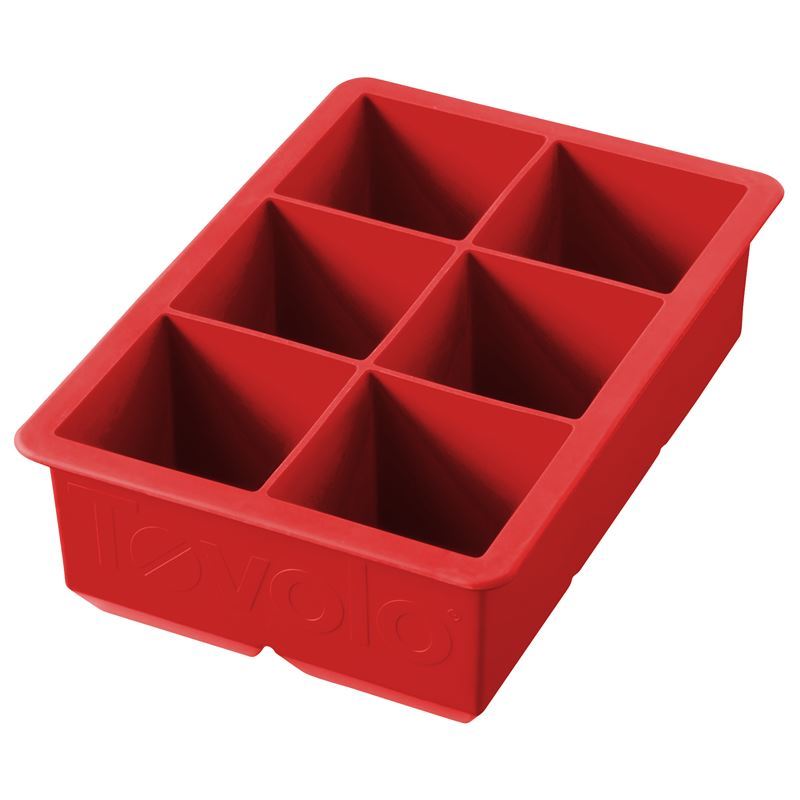 Tovolo – King Cube Ice Tray Apple Red