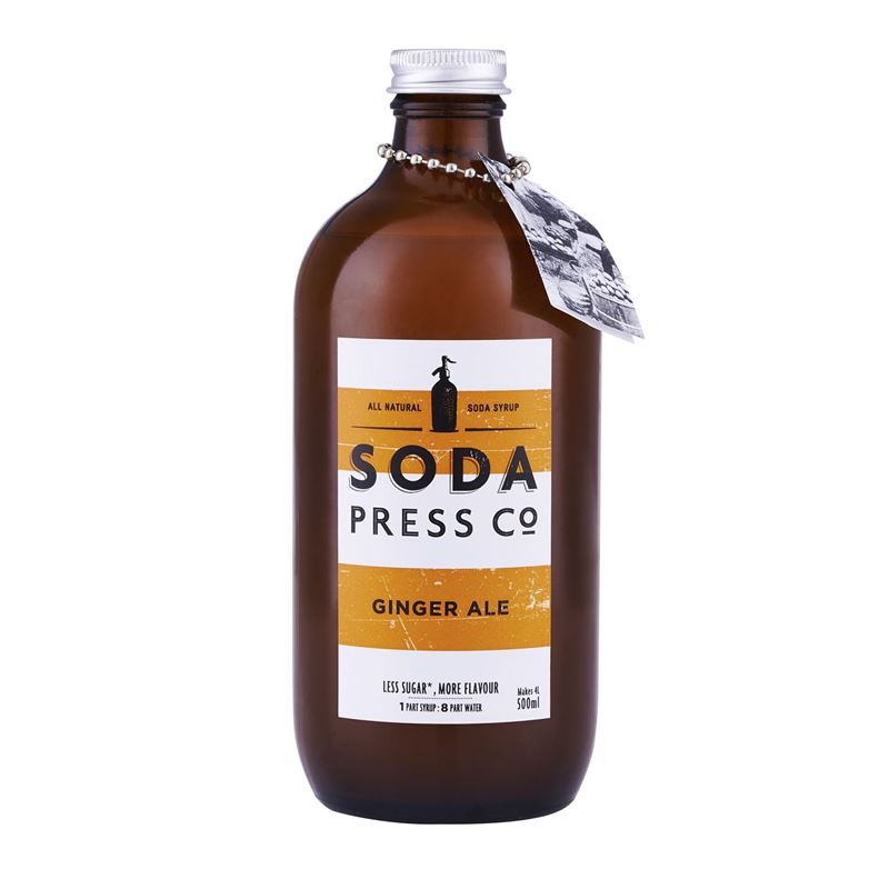 Soda Press Co – Ginger Ale Natural Organic Syrup Concentrate 500ml