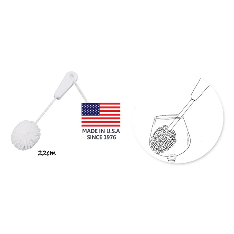 White Magic – Brushware Goblet and Brandy Washing Brush 22cm (Made in the USA)
