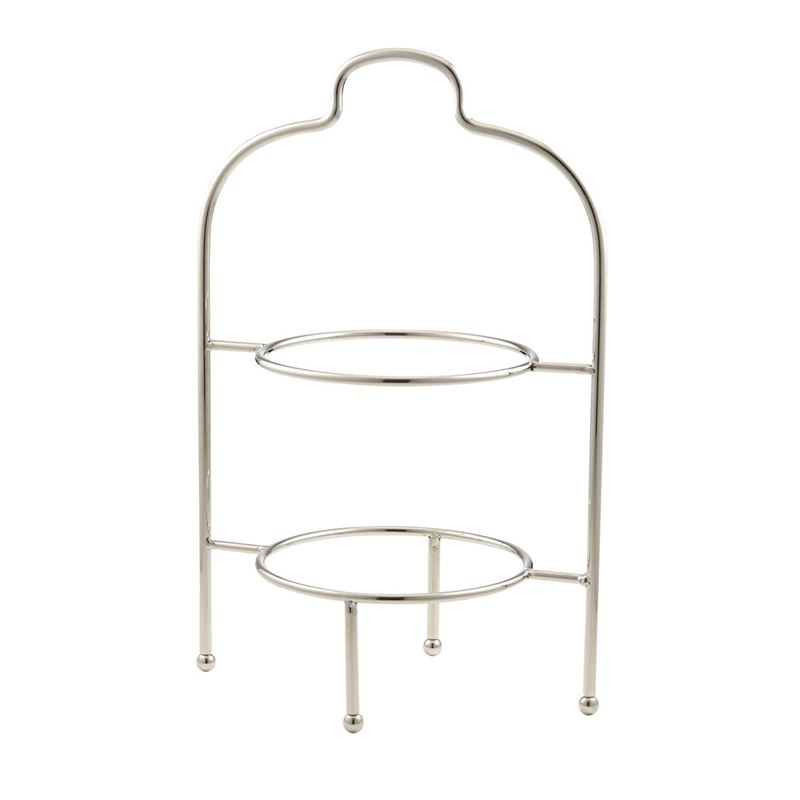 Davis & Waddell – Bistro 2 Tier Plate Stand Chrome Finish