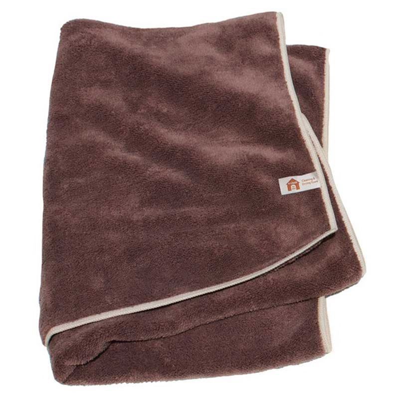 e-cloth for Pets – Clean & Dry Towel 100x50cm Brown