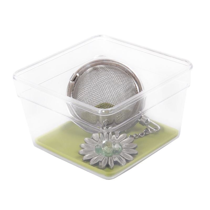 Zuhause – Stor-Rite Organiser Tray with Silicone  Inlay 8x8cm Avocado