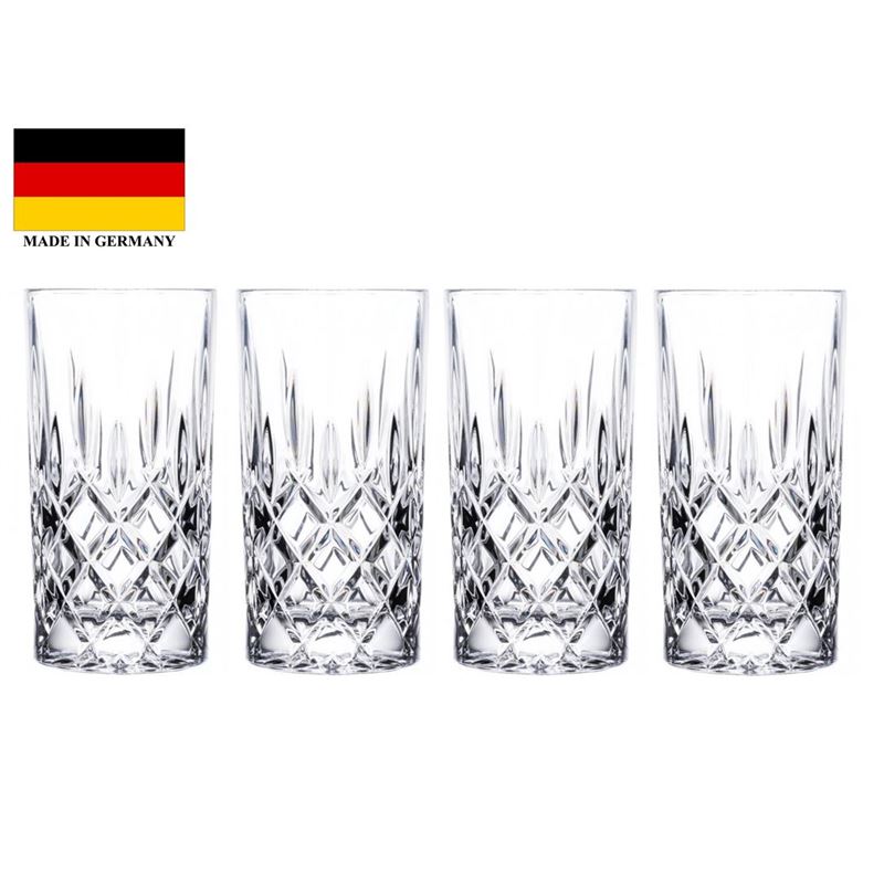 Nachtmann Crystal – Noblesse High Ball 375ml Set of 4 (Made in Germany)