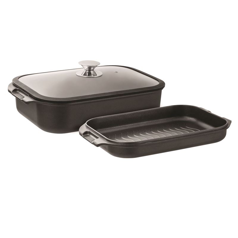 Pyrolux – Induction HA+ 3 PCE Double Roast and Grill Set 34x24cm