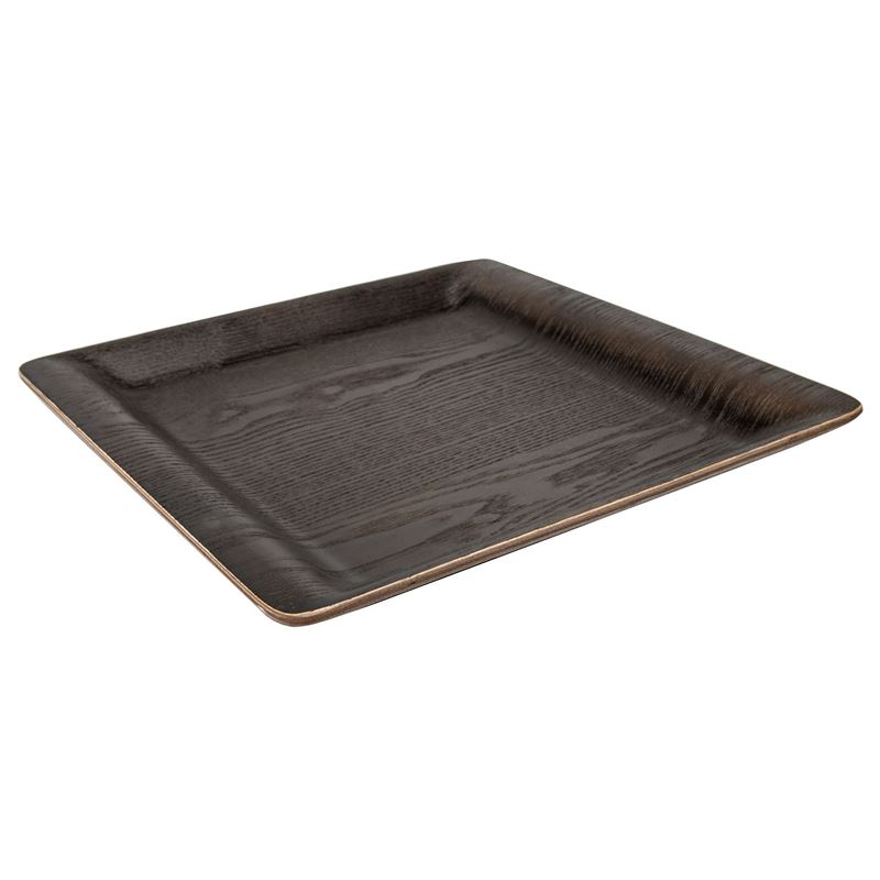Zuhause – Jasper Designer Collection Slater Square Tray 30cm Willow Brown