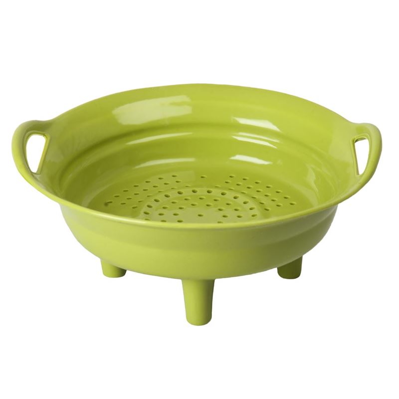 samsam – Silicone Steaming Basket 17.5cm Green