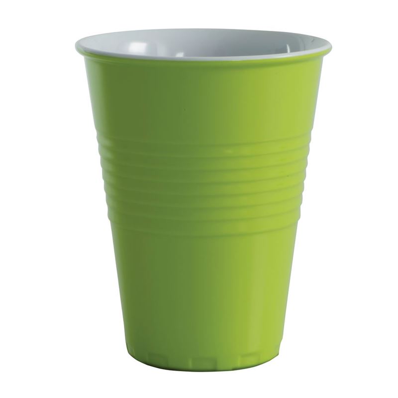 Serrroni – Miami Melamine 400ml Two Tone Cup Lime Green