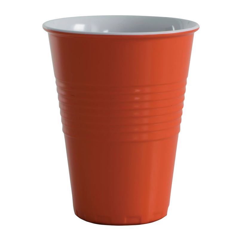 Serroni – Miami Melamine 400ml Two Tone Cup Orange