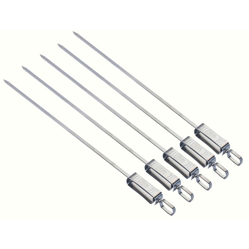 Iconchef – BBQ Skewers with Slider Stainless Steel set of 5
