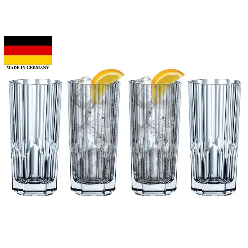 Nachtmann Crystal – Aspen Long Drink 320ml set of 4 (Made in Germany)