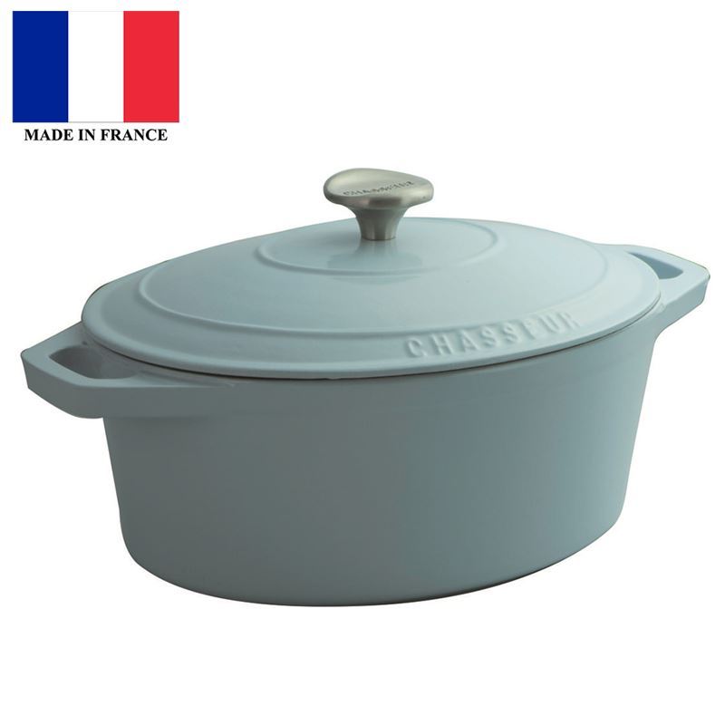 Chasseur Cast Iron – Duck Egg BlueOval French Oven 27cm 4Ltr (Made in France)