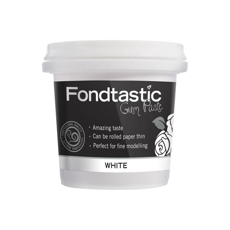 Fondtastic – Gum Paste White 225g (Made in Canada)