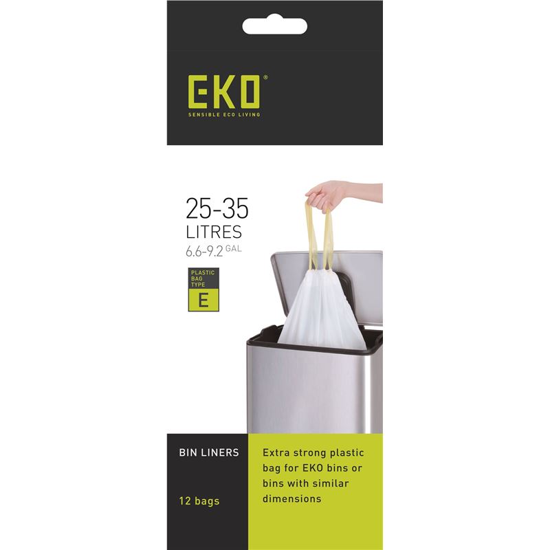 Eko – Can Bin Liners 25-35Ltr Pack of 12