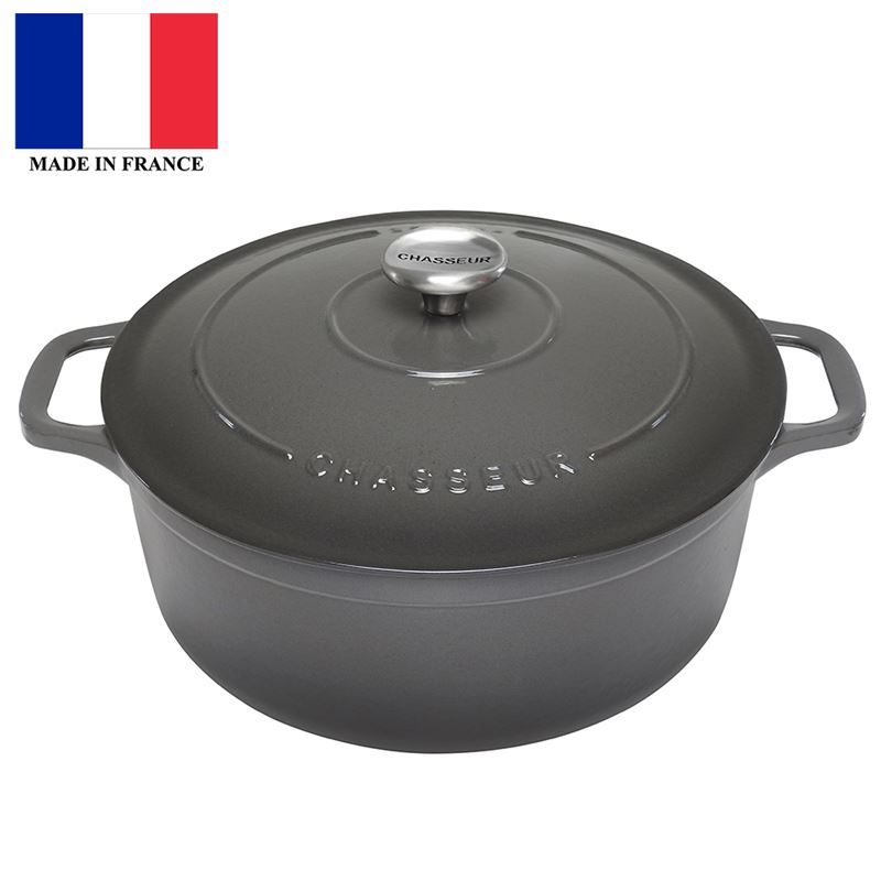 Chasseur Cast Iron – CaviarRound French Oven 28cm 6.1Ltr (Made in France)