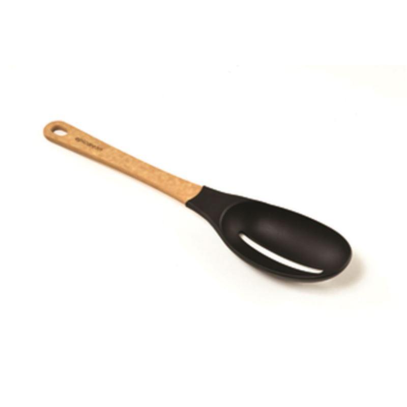 Epicurean – Gourmet Series Slotted Spoon 30cm Natural/Slate (Made in the U.S.A)
