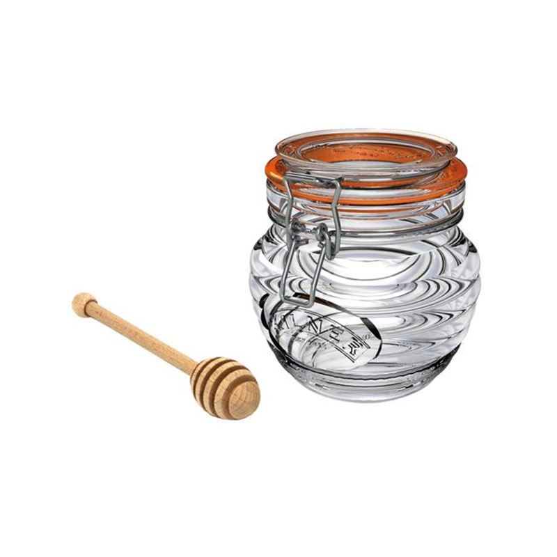 Kilner – Honey Pot and Drizzler Spoon 350ml