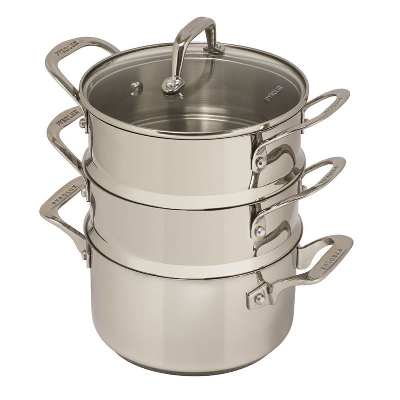 Pyrolux – Stainless Steel 3 Tier Steamer 18cm