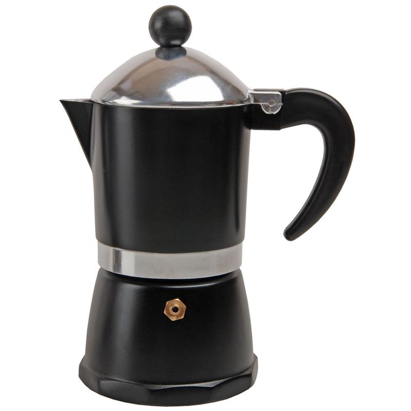 Tradizione Italiana by Benzer – Barista Coffee Maker 6 Cup Matt Black